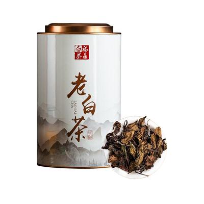 2015年福鼎老白茶散茶贡眉正宗高山陈年寿眉枣香散装茶叶400g罐装