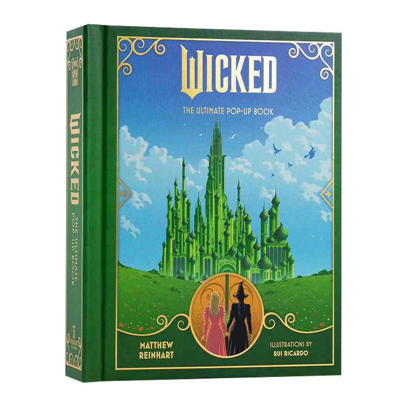 英文原版 魔法坏女巫 3D终极弹出式立体书 精装 Wicked: The Ultimate Pop-Up Book 马修·莱因哈特Matthew Reinhart 电影周边