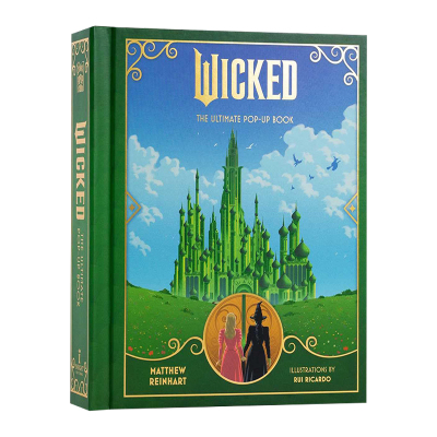 英文原版 魔法坏女巫 3D终极弹出式立体书 精装 Wicked: The Ultimate Pop-Up Book 马修·莱因哈特Matthew Reinhart 电影周边