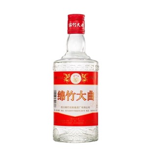 52度绵竹大曲浓香型红标大曲酒口粮酒500ml瓶四川绵竹经典白酒