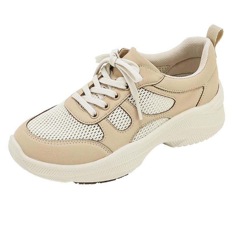 Pansy盼喜日本女鞋网面透气休闲运动轻便软底轻便舒适百搭春夏季