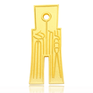 俏时尚金楼古币吊坠新莽货布复古钱币刀币铲币古法黄金足金999