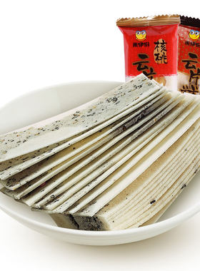 来伊份核桃云片糕500g芝麻传统糕点心早餐下午茶办公小零食来一份