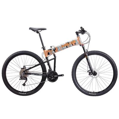 菲利普可折叠山地车铝合金自行车