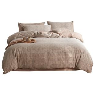 无印良品全棉纯棉床单四件套2025新款四季通用床上用品双人可机洗