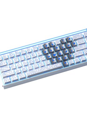 狼蛛HERO68HE磁轴键盘电竞游戏FPS通用有线RT0.01高性能灯箱急停