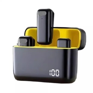 2025新款麦克风无线夹领式声卡唱歌手机直播专用收音降噪适用小米