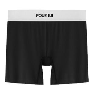 璞履 女士超弹莫代尔罗纹长平角内裤 打底裤安全裤POURLUI UDW118