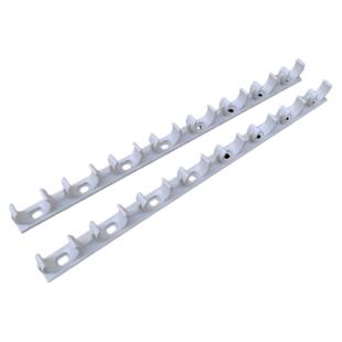 中财管道 pvc-u穿线管电工 dn20 16排卡II型U型管卡组合座夹子箍