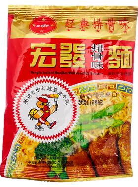 宏发速食方便面经典排骨福建