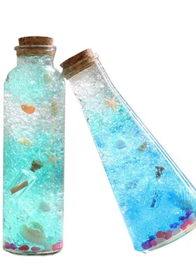 星空瓶彩虹瓶许愿瓶diy