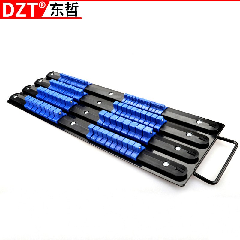 现货80pc铁板套筒夹1/2 3/8 1/4多功能 480mm多用铁塑料铁套筒架