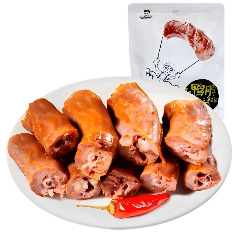 【周黑鸭旗舰店】经典大包装卤鸭脖215g武汉特产官方食品零食小吃