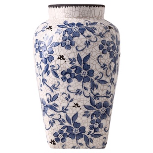 JOJO'S L. PD.Moderate.花瓶贝汉美复古中式冰裂纹青花瓷 | 慎嗜