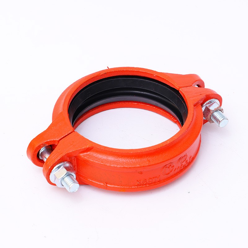 江西M牌赣玛刚性卡箍 消防配件 抱箍钢卡 镀锌水管沟槽卡箍 X系列