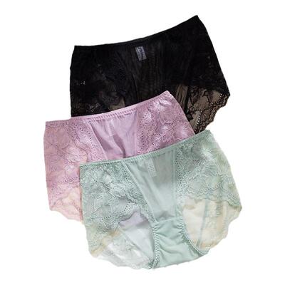 让人脸红的蕾丝内裤性感透明网纱