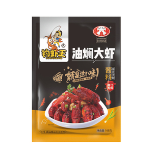 钓虾王潜江油焖大虾小龙虾调料酱料168g香辣基围虾麻辣虾尾龙虾料