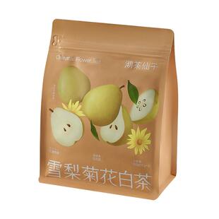 沏茶仙子雪梨菊花白茶清润水果茶润燥热泡水果养生茶花茶包花果茶