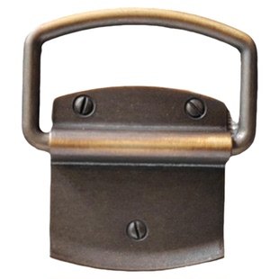 复古柜门拉手美式锌合金橱柜衣柜抽屉古铜色双孔古铜色法式把手