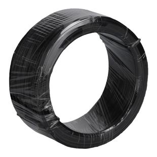 优质电镀锌铁丝扎线0.55 包塑铁丝 铁芯扎线 黑色白色 电源线绑丝