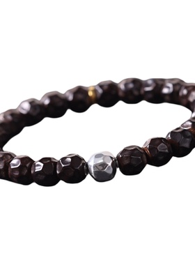 印尼原生态椰蒂雕刻奶酪陨石深坑手工大面无相磐石老料原色手串