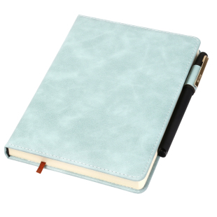 笔记本定制可印logo办公商务皮面工作日记A5记事本加厚带磁扣笔插