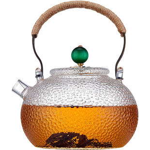 美斯尼玻璃茶壶泡茶家用大容量提梁壶耐高温煮茶壶电陶炉烧水套装