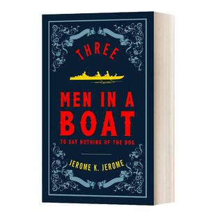 英文原版 Three Men in a Boat and Three Men on the Bummel 三怪客泛舟记 J·K·杰罗姆 Alma经典系列 三怪客骑行记 进口英语书