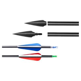 闪电狼弓箭箭支可换头成年人反曲弓射箭野外美猎混碳箭复合弓箭头