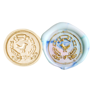 唯美火漆印章章头 ins文艺手帐印信封请帖火漆印章头封缄火漆章头