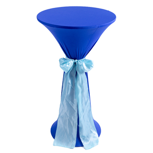 弹力布套鸡尾酒桌套酒店婚庆装饰桌布吧台酒吧桌罩圆桌全包桌罩