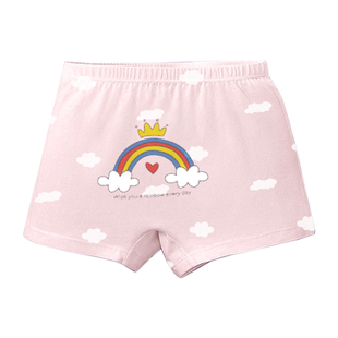 儿童一次性内裤无菌纯棉女童男童旅行日抛平角短裤儿童款三角大童