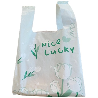 郁金香加厚塑料袋外卖打包袋定制