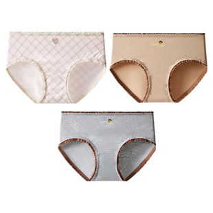 TeenieWeenie小熊女士内裤10A抗菌纯棉裆舒适透气高弹甜美三角裤