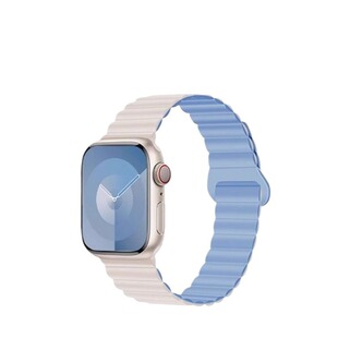 *张婧怡同款*适用华为FIT4磁吸硅胶手表带秋冬新款FIT3运动男款腕带fit2夏季透气女款高级watch4pro粉色黑色