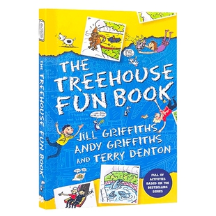 The Treehouse Fun Book 1 英文原版 疯狂树屋历险记活动书1 儿童英语章节桥梁漫画故事书 英文版进口原版书籍 Andy Griffiths