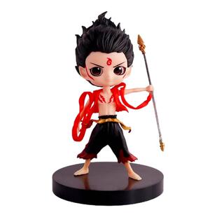 网红成年哪吒敖丙蛋糕装饰摆件魔童三太子儿童男孩生日风火轮插件