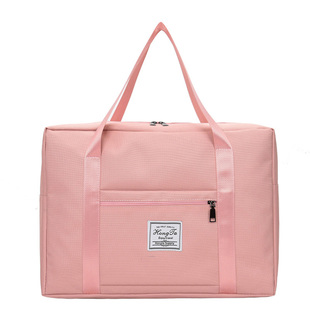 短途旅行包大容量女旅游手提收纳袋小型轻便学生行李包可套拉杆箱