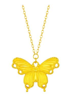 缤纷蝴蝶-花仙闪蝶项链