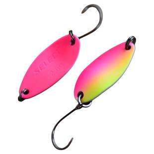 蓝溪2.5g克虹鳟溪流鳟鱼彩色亮片仿生荧光哑光磨砂涂装管理场假饵