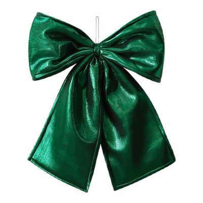 岚亭序酒红亮丝蝴蝶结装饰品