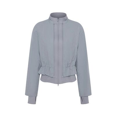 秋冬新款户外层次二合一跑步外套