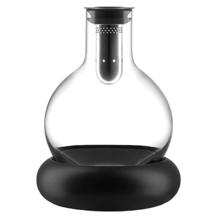 丹麦Eva Solo 飞檐走壁飞花醒酒瓶567474 玻璃瓶带冰镇底座567473