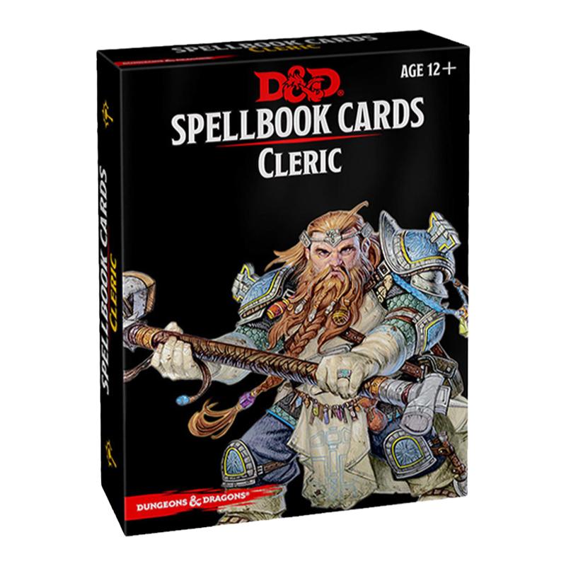 龙与地下城 法术书卡片 牧师 英文原版 Dungeons and Dragons Spellbook Cards Cleric 英文版 Wizards RPG Team 进口英语原版书籍