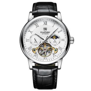 日月星辰机械表男款镂空全自动男士手表名牌陀飞轮天博纯机械十大