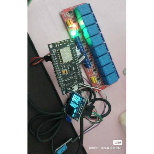 询esp8266新版onenet温湿度显示继电器控制