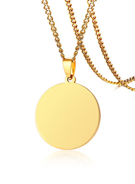 钛钢吊坠K字母D三角形齿轮首饰品