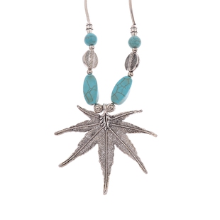 手作复古民族风西藏异域风情简约个性旅游精致蝴蝶花朵流苏项链女