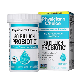 美国直邮 Physician's Choice益生菌600亿CFU有机益生元胶囊84粒