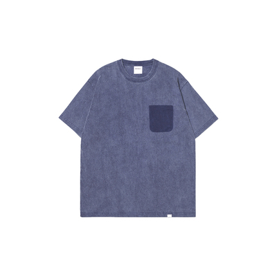 NOMANUAL复古水洗做旧短袖T恤
